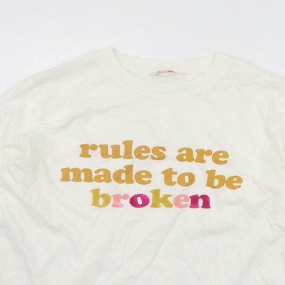 Clockhouse Womens White   Basic T-Shirt Size M