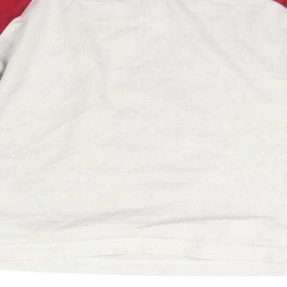 Matalan Boys Beige   Basic T-Shirt Size 7 Years  - happy potter