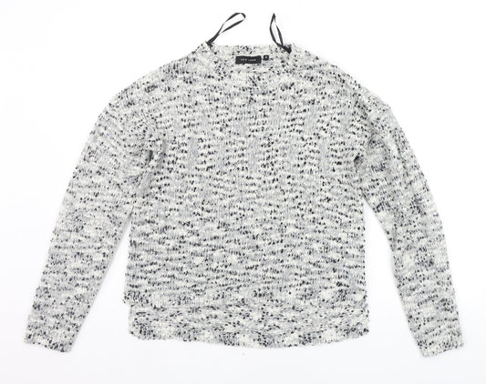 Womens UK Size 12 New Look Grey Pullover Jumper