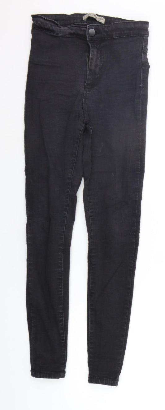 Denim & Co. Womens Black   Skinny Jeans Size 8 L26 in