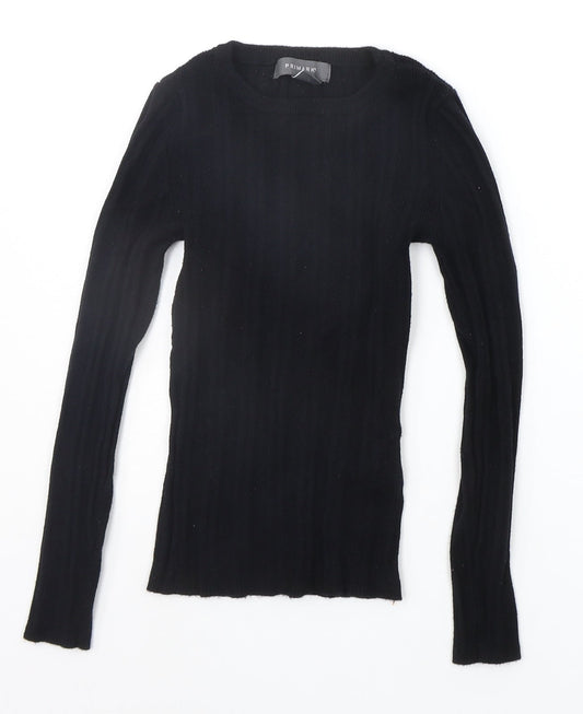Primark Womens Black   Pullover Jumper Size XS