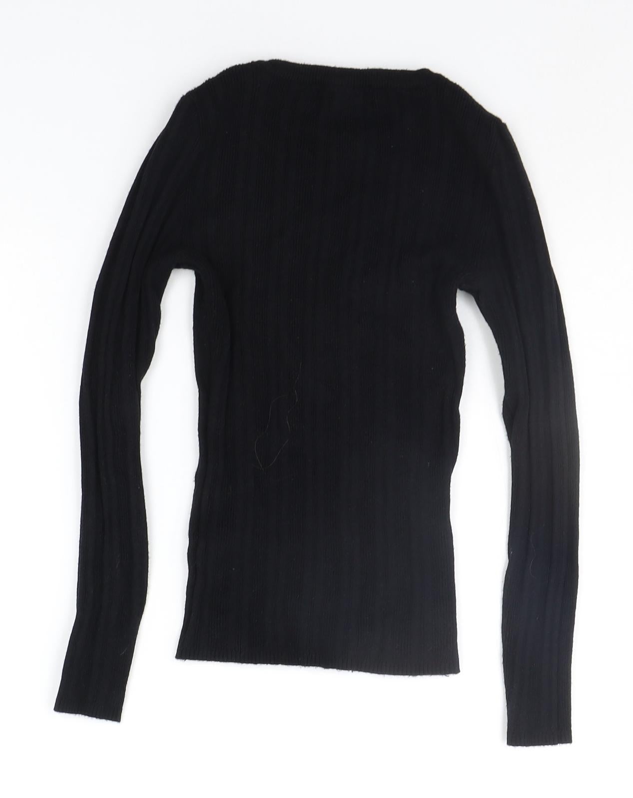 Primark Womens Black   Pullover Jumper Size XS