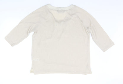Womens UK Size 20 Dorothy Perkins Beige Pullover Jumper