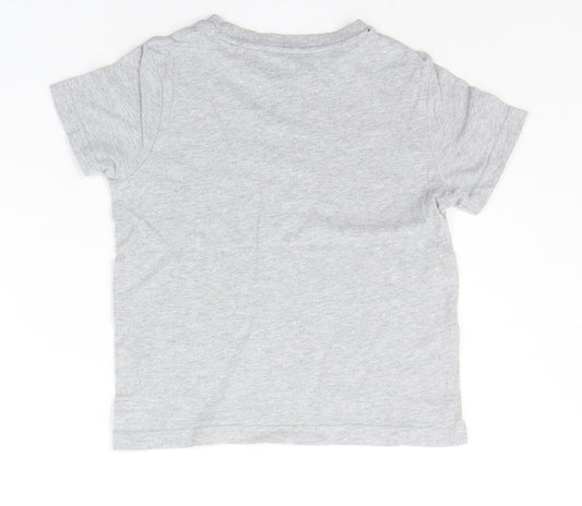 F&F Girls Grey   Basic T-Shirt Size 4-5 Years