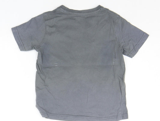 pEP&CO Boys Grey   Basic T-Shirt Size 5-6 Years