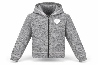 George Girls Grey   Jacket  Size 8-9 Years  - Heart print