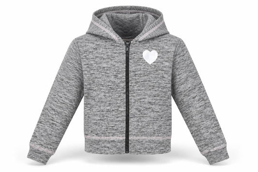 George Girls Grey   Jacket  Size 8-9 Years  - Heart print