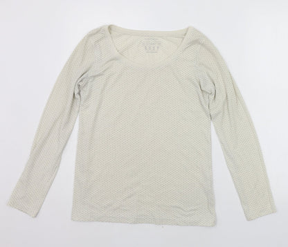 Womens UK Size 10 Atmosphere Beige Basic T-Shirt
