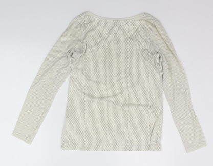 Womens UK Size 10 Atmosphere Beige Basic T-Shirt