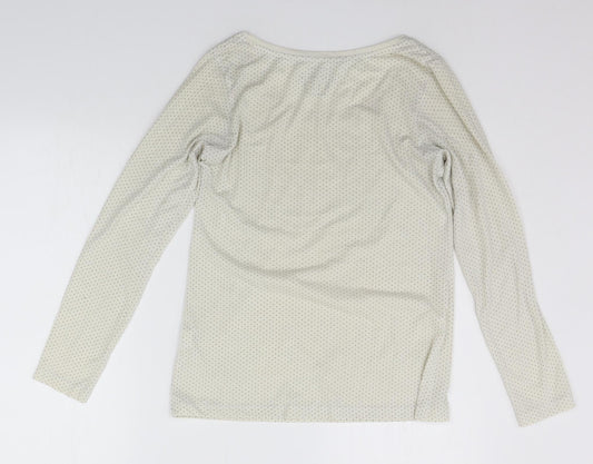 Womens UK Size 10 Atmosphere Beige Basic T-Shirt