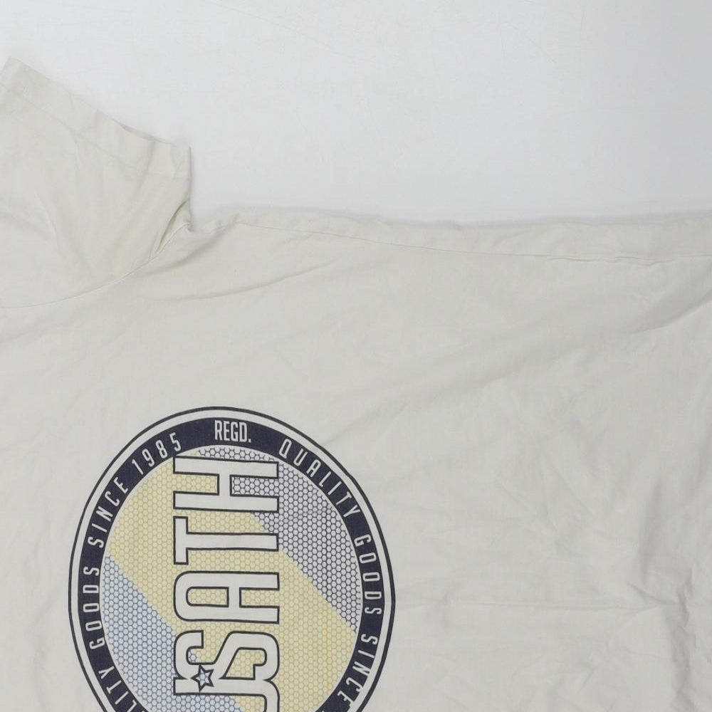 US athletic  Womens White   Basic T-Shirt Size M