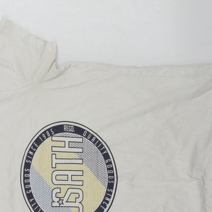 US athletic  Womens White   Basic T-Shirt Size M