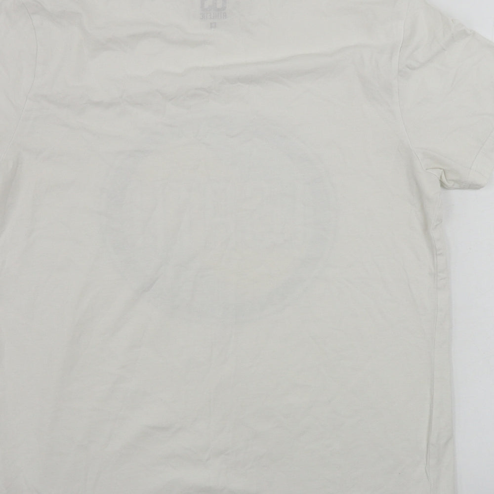 US athletic  Womens White   Basic T-Shirt Size M