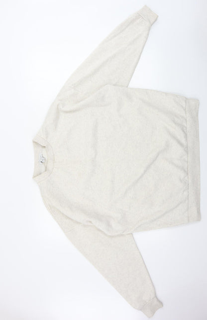 Primark  Womens Ivory   Henley Jumper Size M