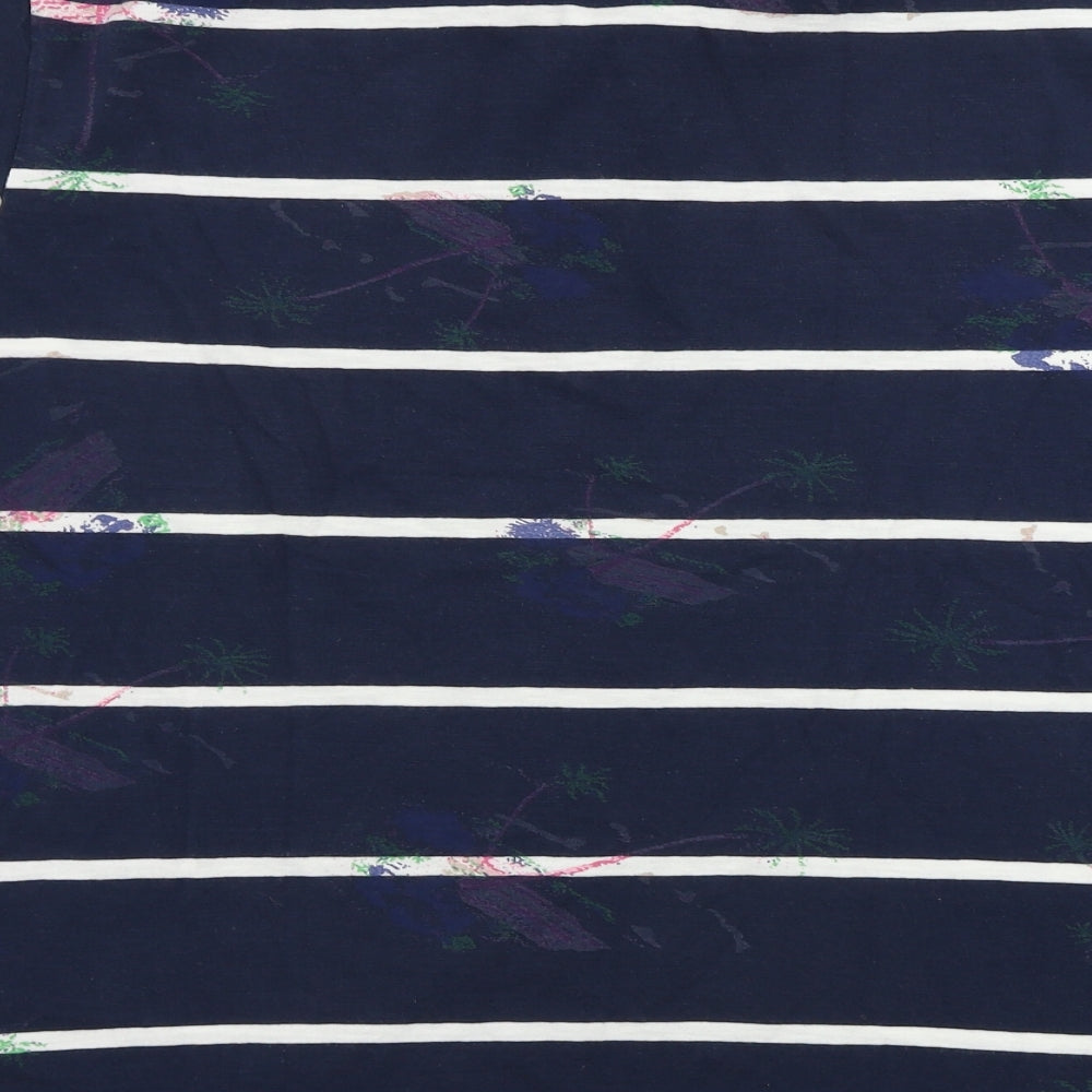 Human Mens Blue    Polo Size L