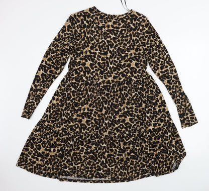 F&F  Womens  Animal Print  A-Line  Size 12