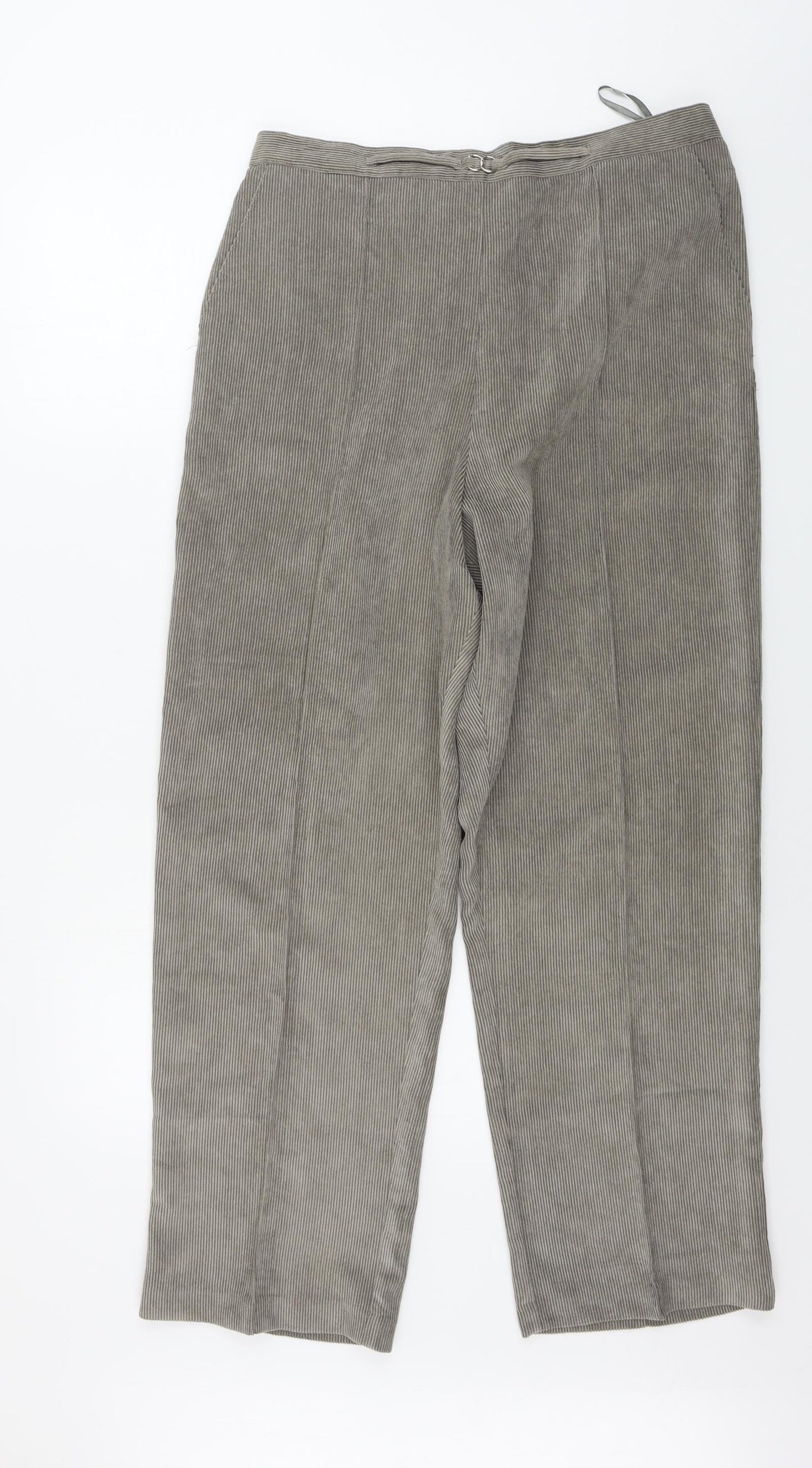 Womens UK Size 32 in Preworn Regular Fit  Beige Trousers