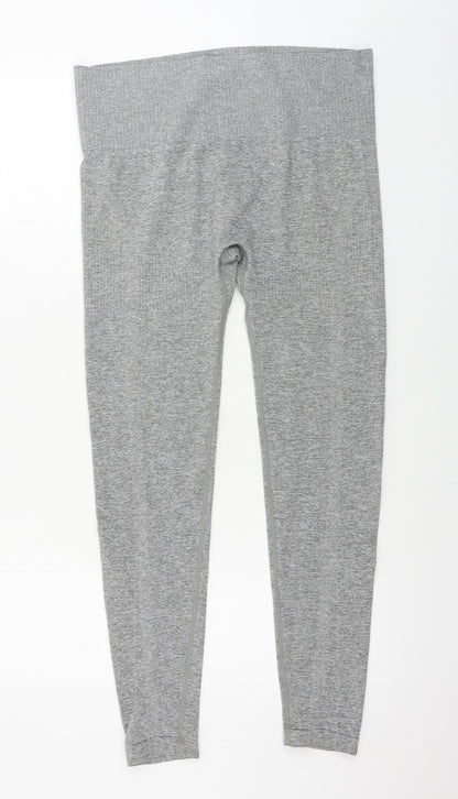 Womens UK Size XL WORKOUT Regular Fit Jegging Grey Trousers