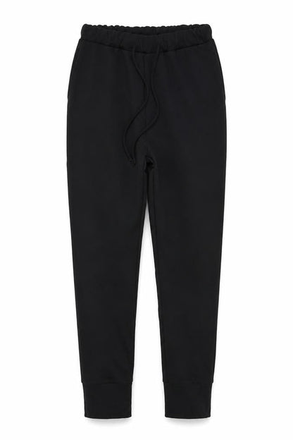 Womens UK Size XL Preworn Regular Fit Sweatpants Black Trousers