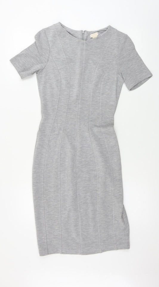 H&M  Womens Grey   Bodycon  Size 8