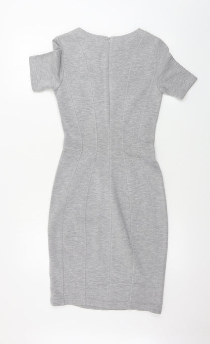 H&M  Womens Grey   Bodycon  Size 8