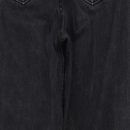 denim co Womens Grey   Straight Jeans Size 12 L27 in