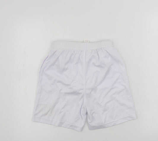 AWD  Boys White   Sweat Shorts Size 12-13 Years