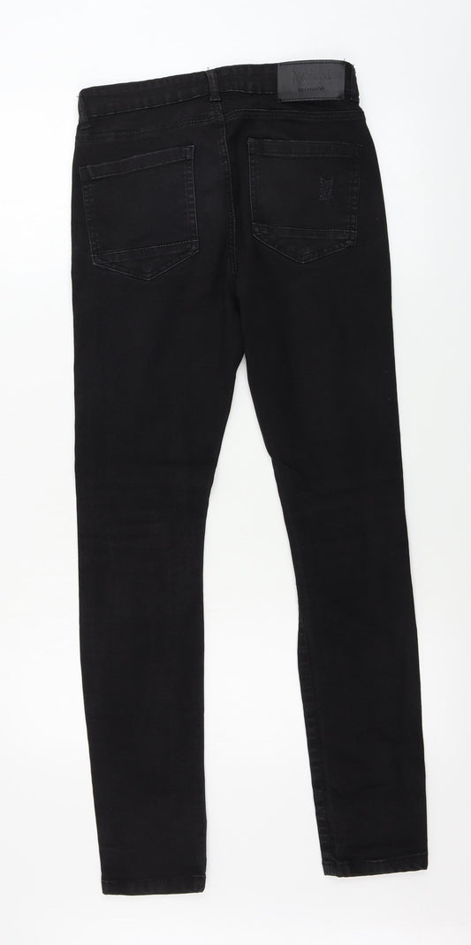 Boohoo  Womens Black   Skinny Jeans Size 32 in L27 in