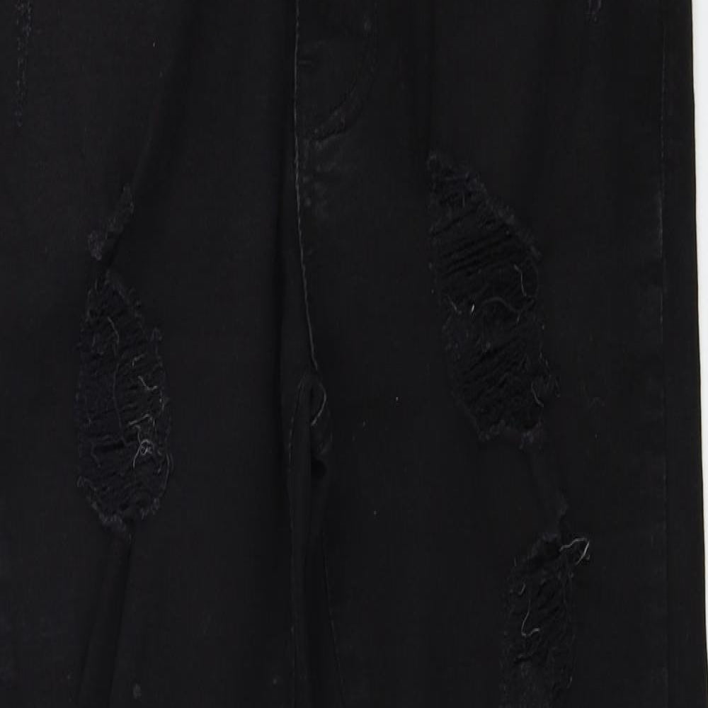 Boohoo  Womens Black   Skinny Jeans Size 32 in L27 in