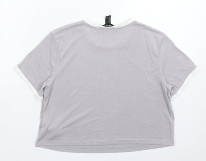 FOREVER 21 Womens Grey   Basic T-Shirt Size S