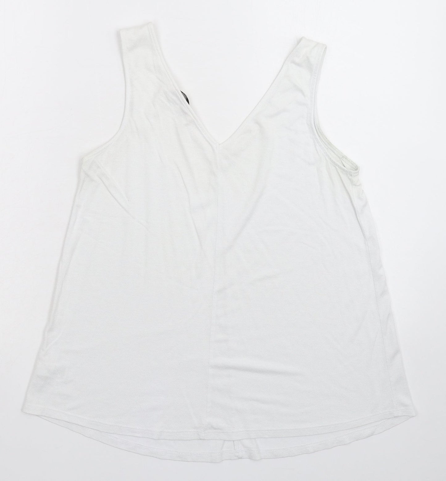 George Womens White   Basic Tank Size 8