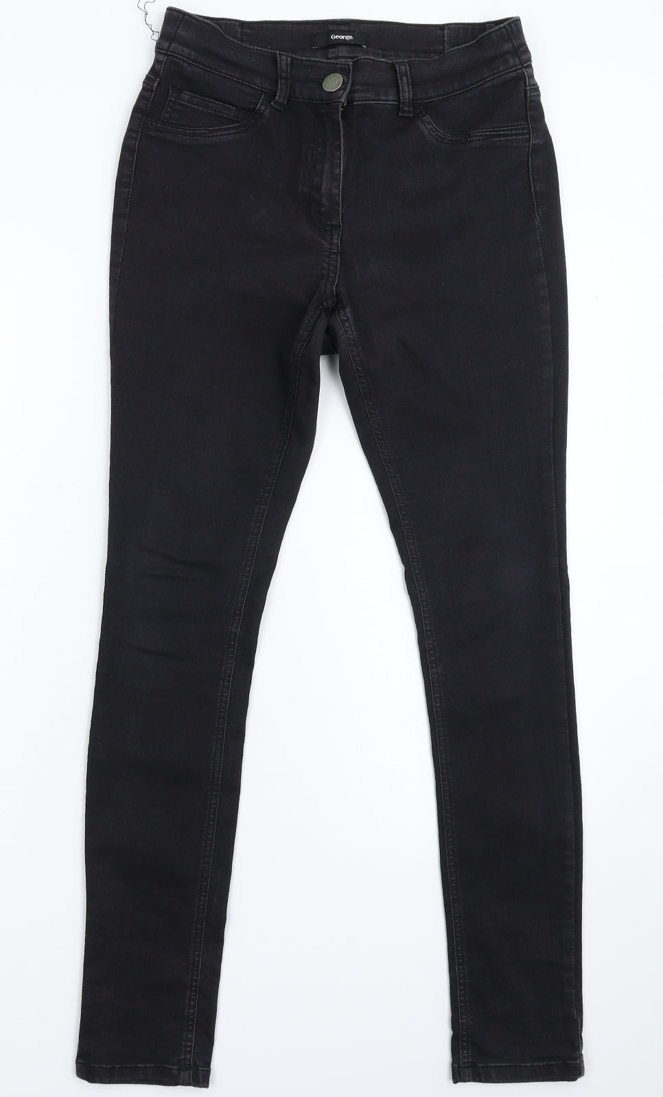 George Womens Black  Denim Jegging Jeans Size S L29 in