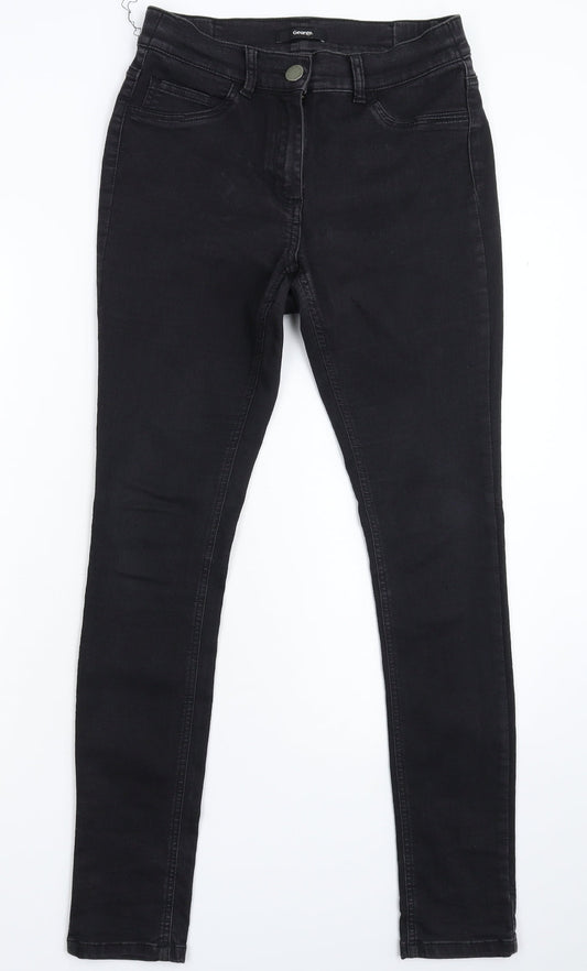 George Womens Black  Denim Jegging Jeans Size S L29 in