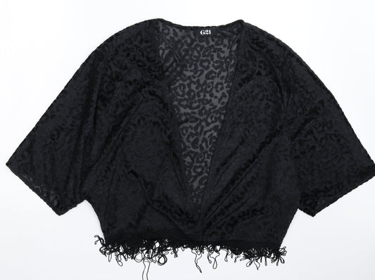 George Womens Black   Cardigan Jumper Size S