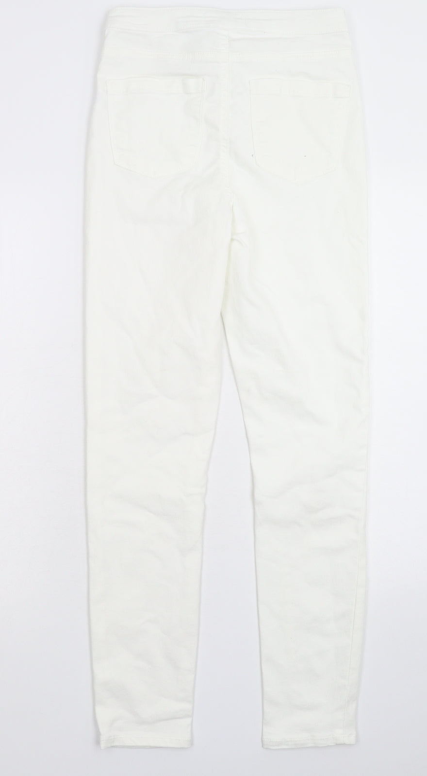 Denim & Co. Womens White  Denim Jegging Jeans Size 6 L28 in
