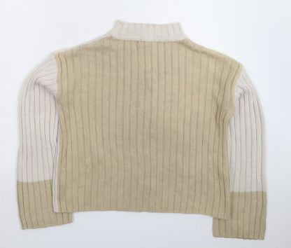 Primark Womens Grey  Knit Pullover Jumper Size 16