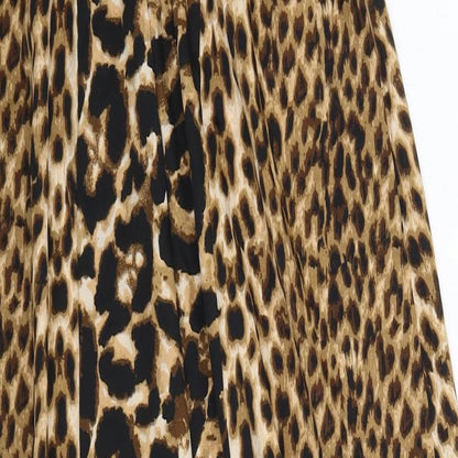 Ocean Club Womens Multicoloured Animal Print  Fit & Flare  Size 8