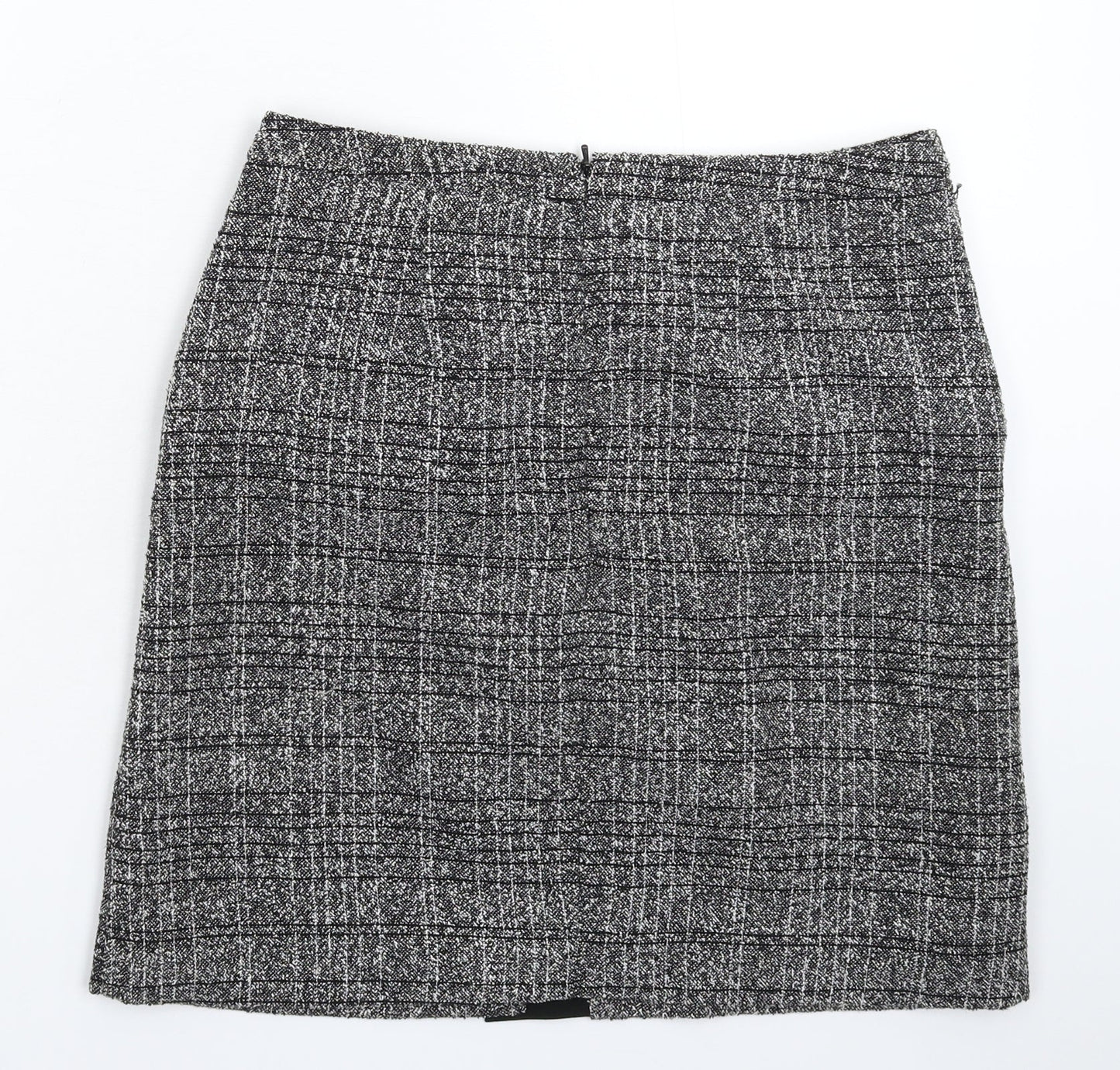BHS Womens Grey   A-Line Skirt Size 10