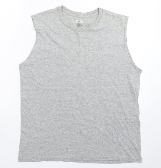 Preworn Mens Grey    T-Shirt Size S