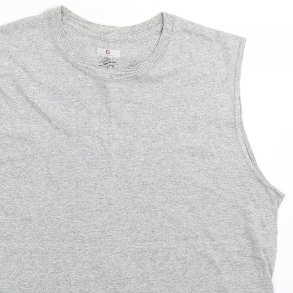 Preworn Mens Grey    T-Shirt Size S