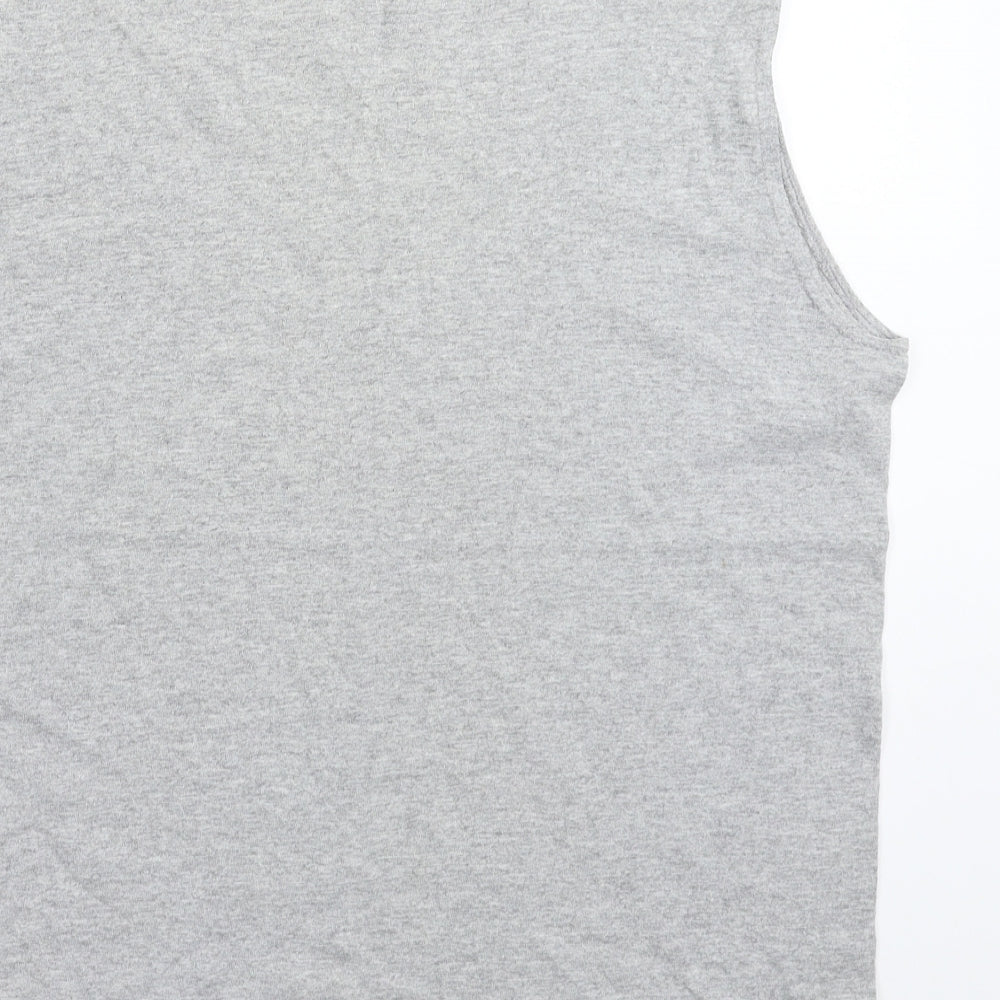 Preworn Mens Grey    T-Shirt Size S