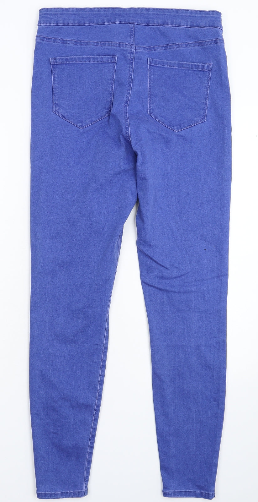 Denim & Co. Womens Blue  Denim Jegging Jeans Size 12 L28 in