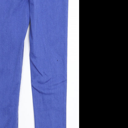 Denim & Co. Womens Blue  Denim Jegging Jeans Size 12 L28 in