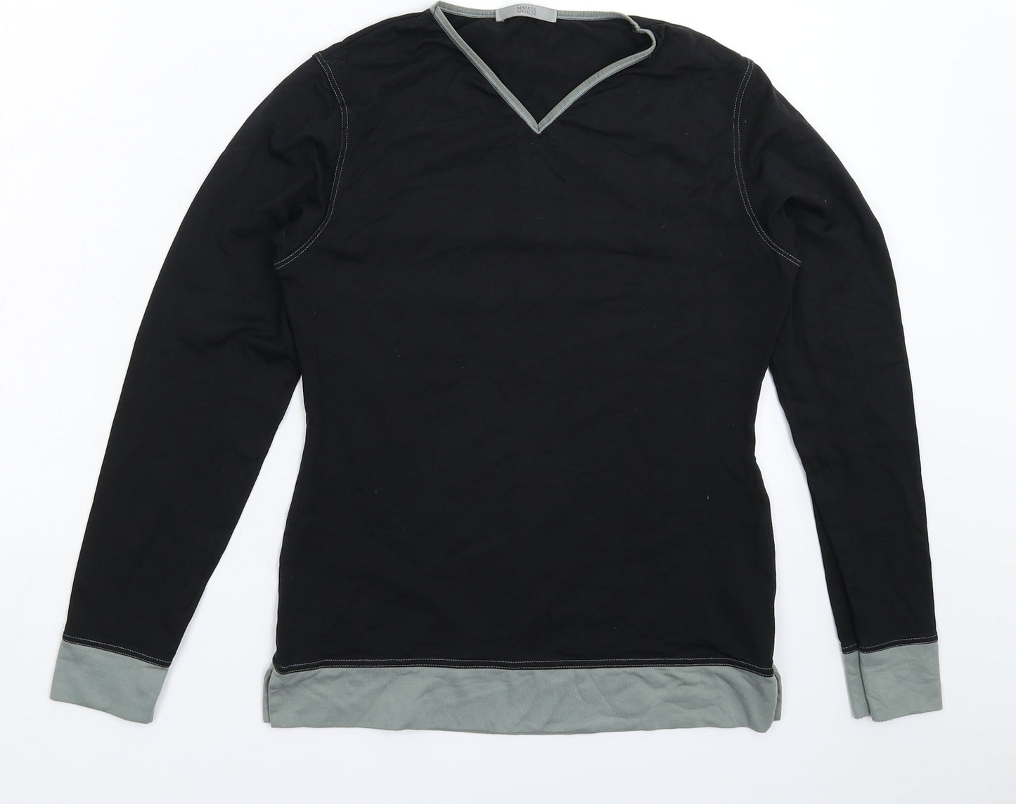 Womens UK Size 14 Marks and Spencer Black Pullover Jumper