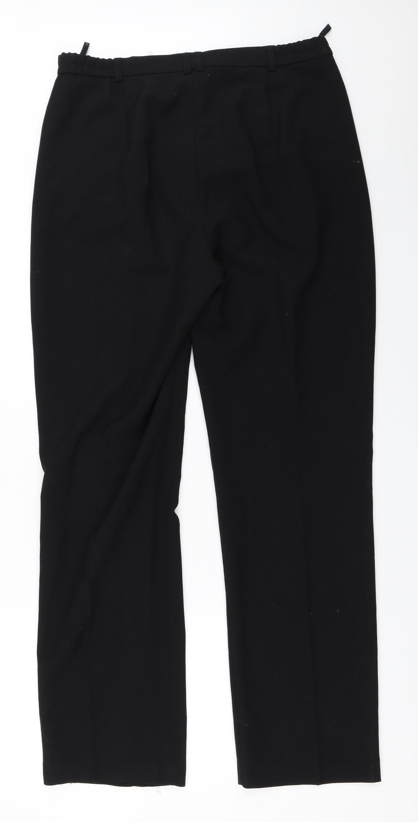 Womens UK Size 31 in Marks and Spencer Regular Fit  Black Trousers