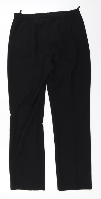 Womens UK Size 31 in Marks and Spencer Regular Fit  Black Trousers