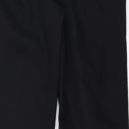 Michel Rene Womens Black   Trousers  Size 40 L28 in