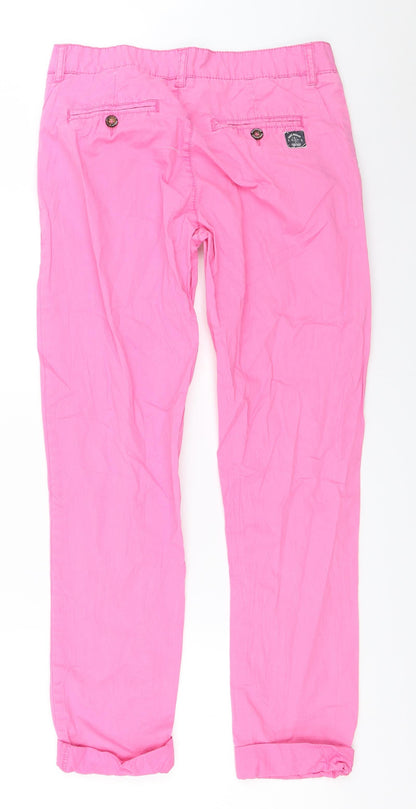 Race Marine Womens Pink   Chino Trousers Size 34 L27 in