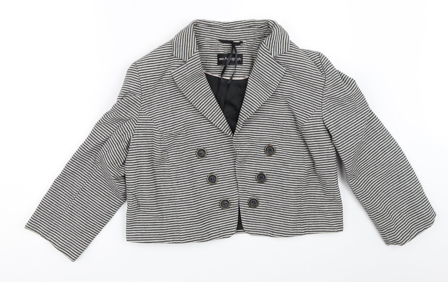Womens UK Size 14 Marks and Spencer Black Jacket