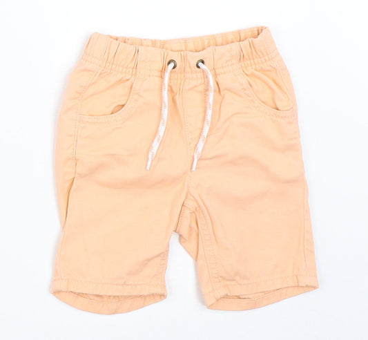 Nutmeg Boys Orange   Cropped Trousers Size 12-18 Months